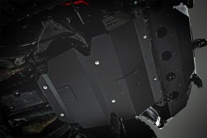 Toyota 4Runner Skid Plate - Front & Belly - Rough Country - Heavy-Duty - Gloss Black - '10-'24
